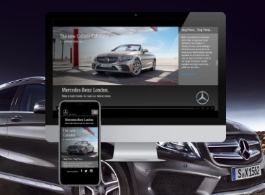 Digital brochure design - Mercedes-Benz.