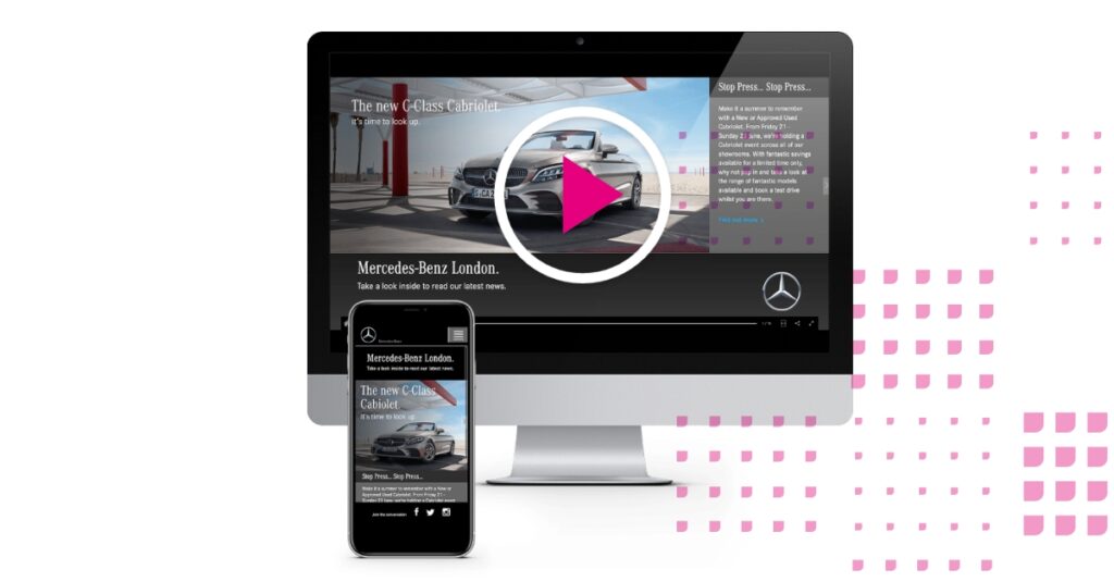 Interactive digital brochure - Mercedes-Benz